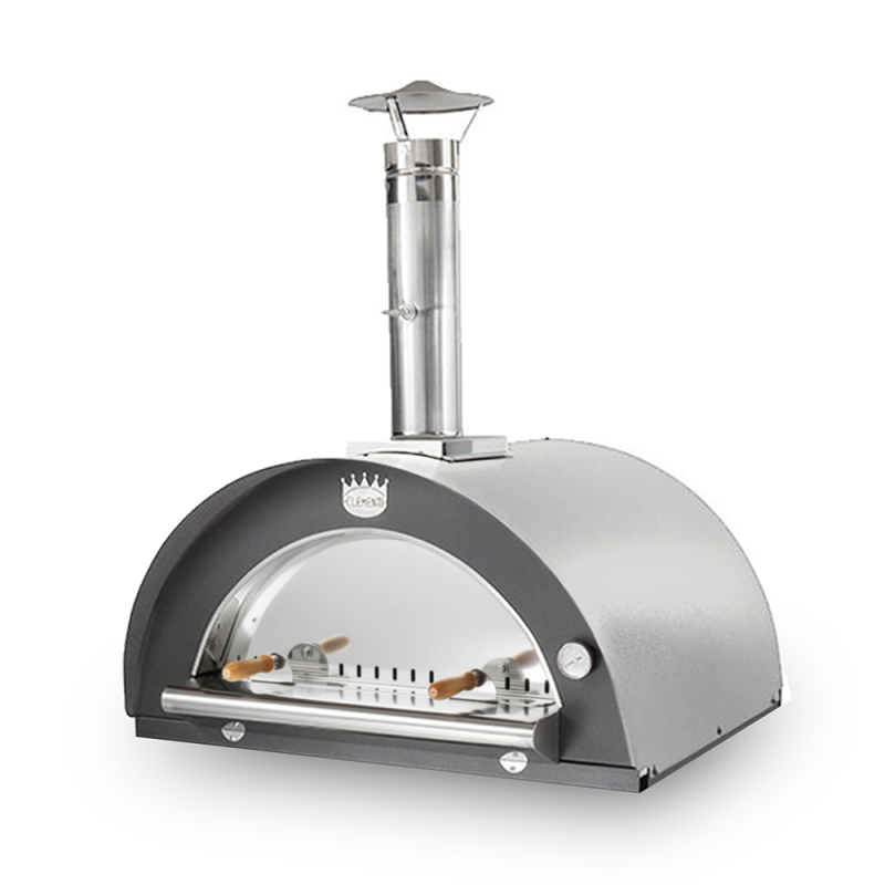 Clementi Original 80x60 Wood Fired Pizza Oven 4 Pizza Italian Made 400°C
