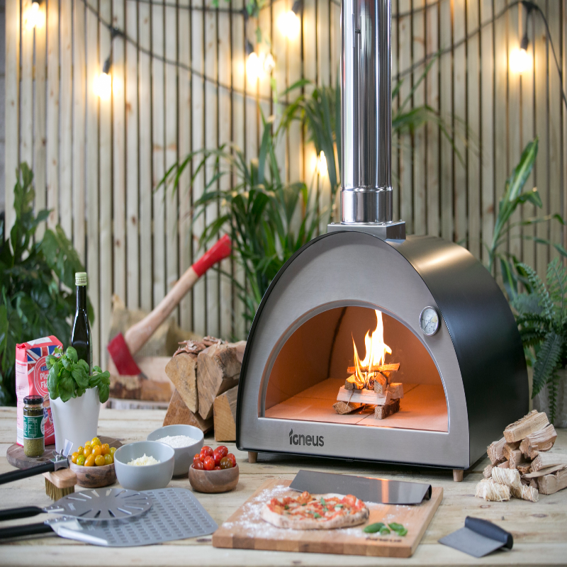 Igneus Classico Wood Fired Pizza Oven Handmade in Portugal 60x60cm 400 ...