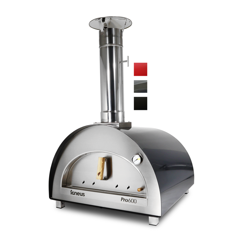 Igneus Pro 600 Wood Fired Pizza Oven Light Commercial 2 Pizza 400°C Portugal