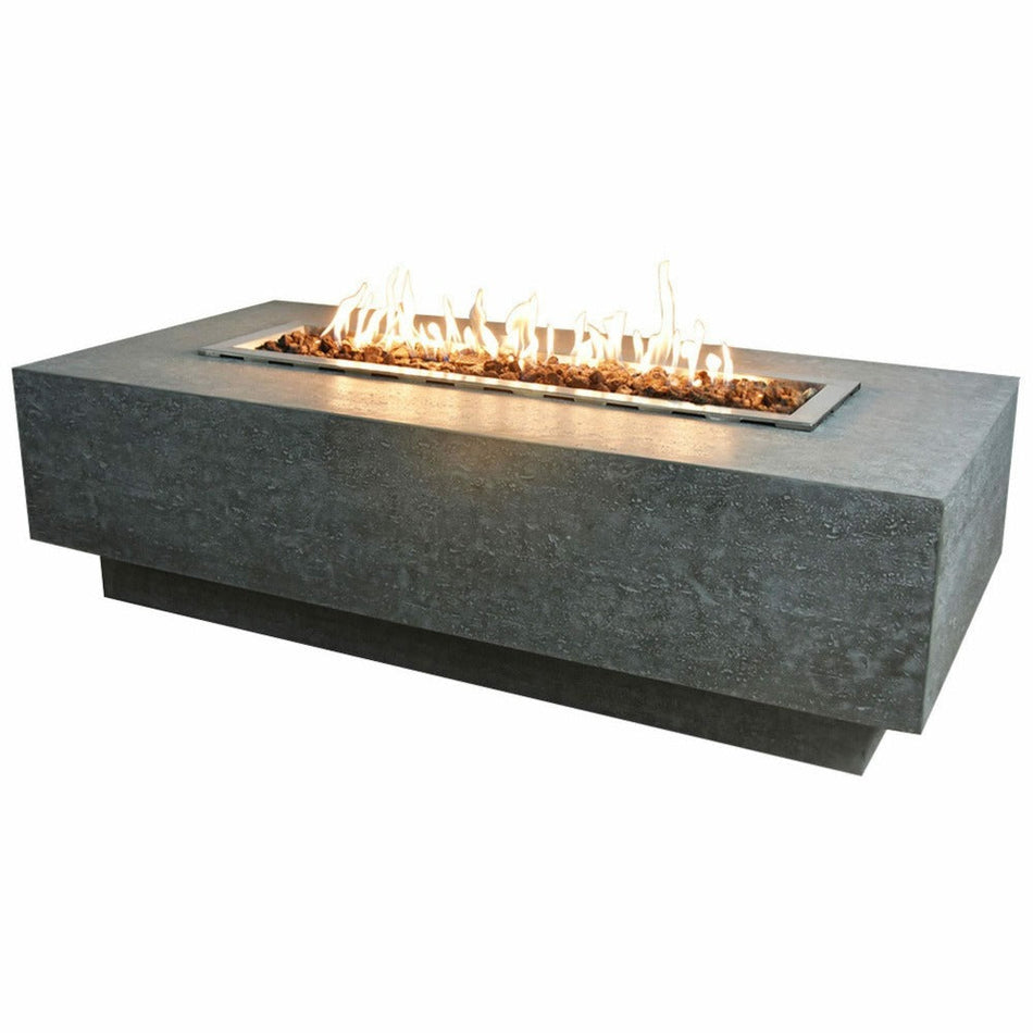 Elementi Kingsale Gas Fire Pit Table Concrete 13.2kW LPG Natural Gas 147cm