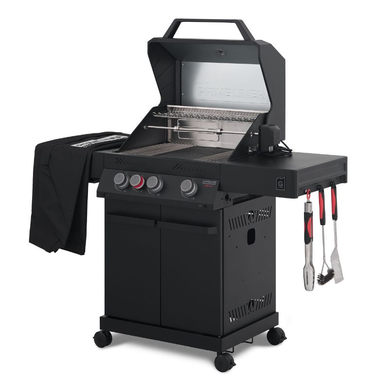 Bull Prime Liner G3 3 Burner Gas BBQ Matte Steel 16kW Infrared LPG