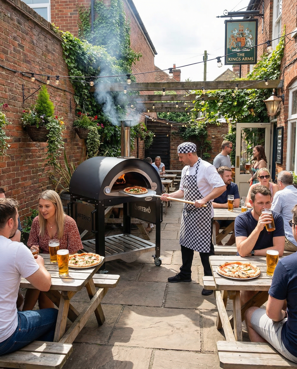 Inferno Vulcan Plus Wood Fired Pizza Oven 5 Pizza UK Made
