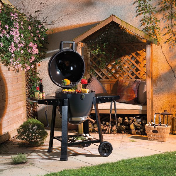 Lifestyle Dragon Egg Kamado Charcoal BBQ Ceramic 50cm Pizza Stone LFS300