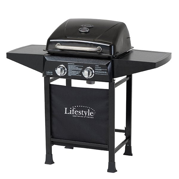 Lifestyle Cuba 2 Burner Gas BBQ Compact Patio Balcony Grill LFS687Q
