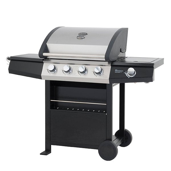 Lifestyle Grenada 4 Plus 1 Burner Gas BBQ Grill Storage Cabinets LFS688BLK
