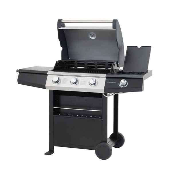Lifestyle St Vincent 3 Plus 1 Burner Gas BBQ Porcelain Grills LFS684