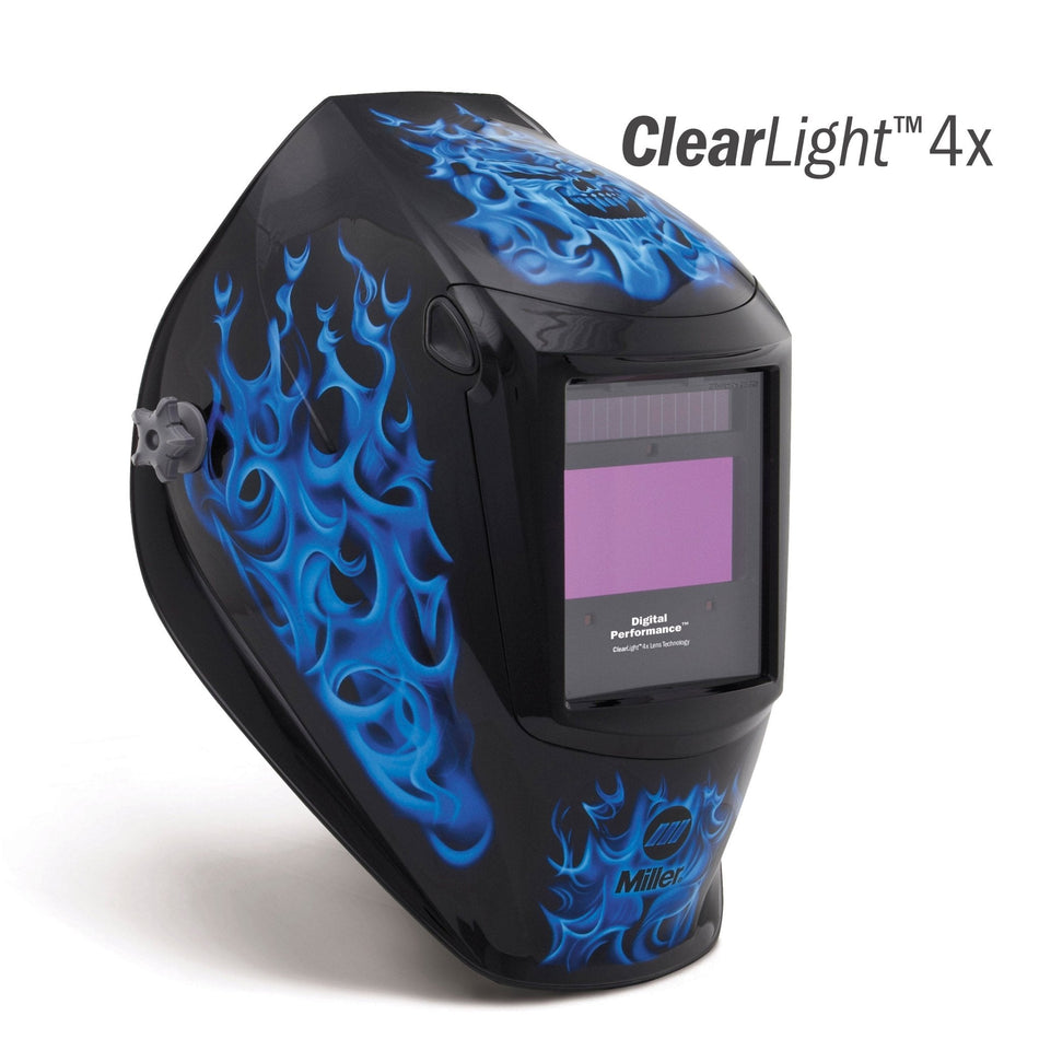 Miller Digital Performance Welding Helmet Blue Rage Clearlight 4.0 296753